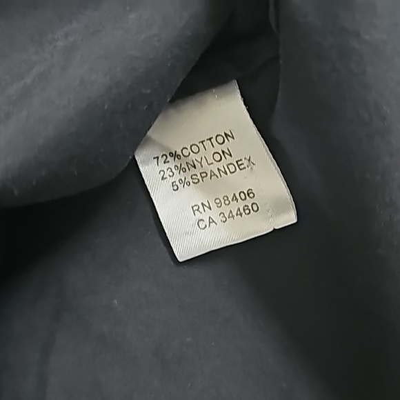 Theory Navy Blue Poplin Button Shirt - Picture 10 of 12